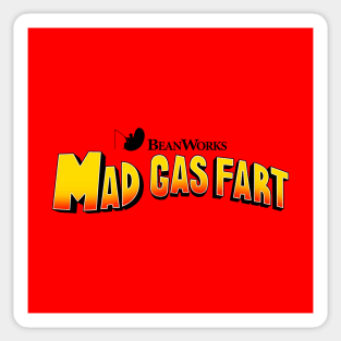 Funny Gas Fart Parody Sticker